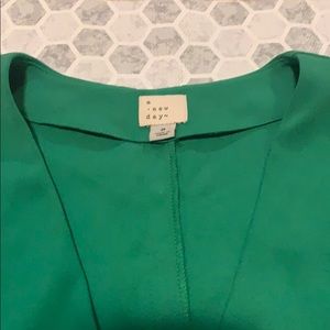 Bright green summer dress